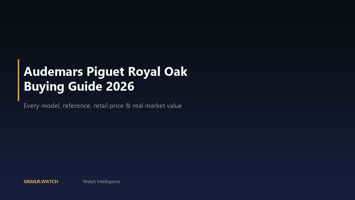 Audemars Piguet Royal Oak Buying Guide 2026 — every model and reference compared