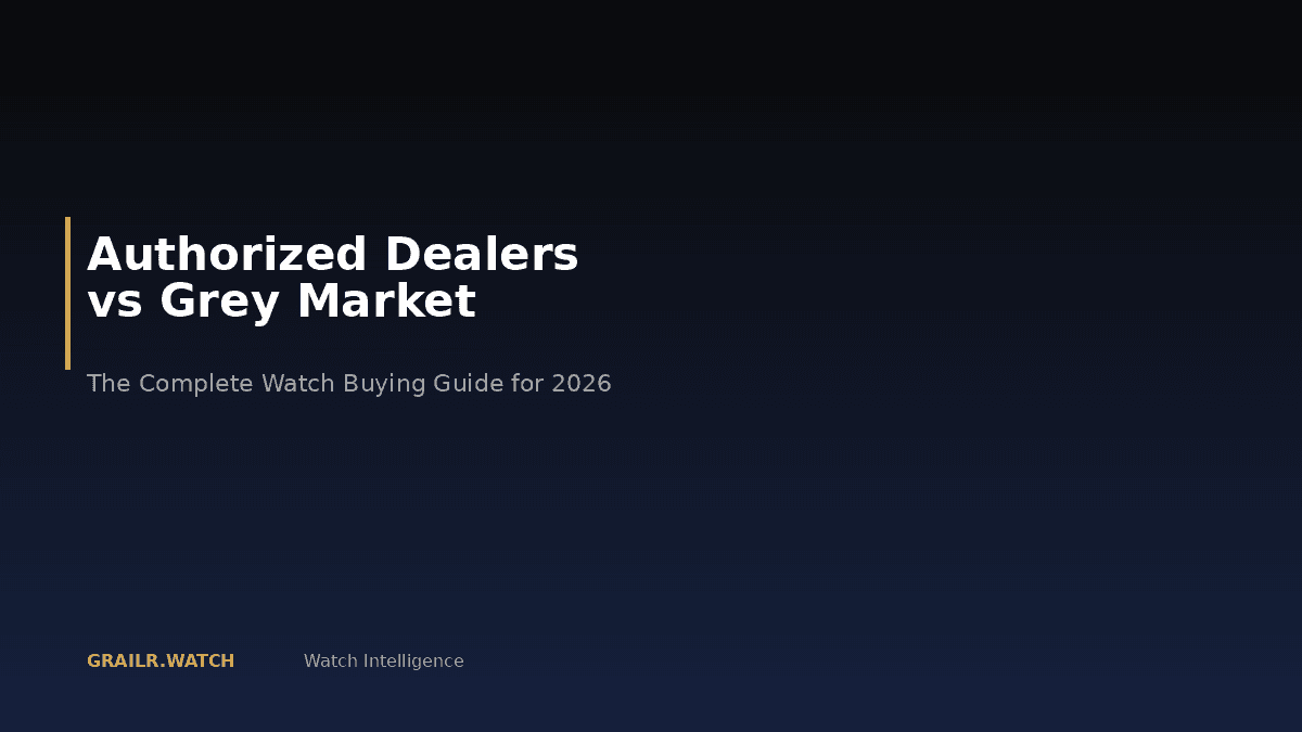 Authorized watch dealers vs grey market buying guide