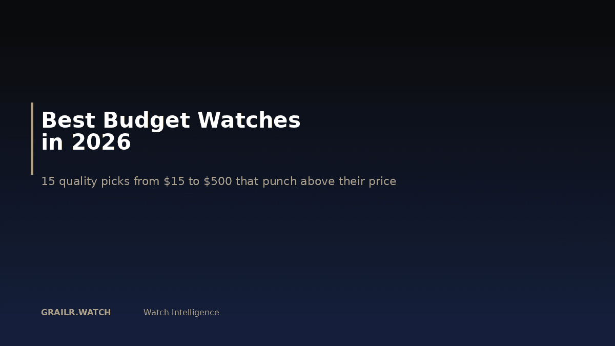 Best budget watches in 2026 — 20 quality timepieces from $15 to $500 from Casio, Seiko, Orient, Citizen, Timex, Tissot, and Hamilton