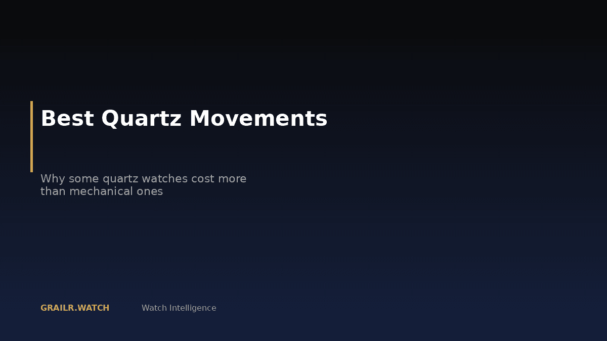 Best quartz watch movements compared