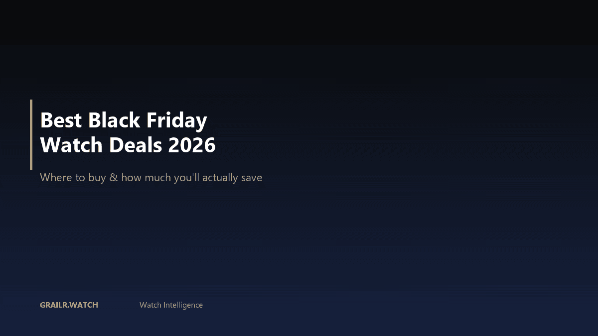 Best Black Friday watch deals 2026 — where to find real savings