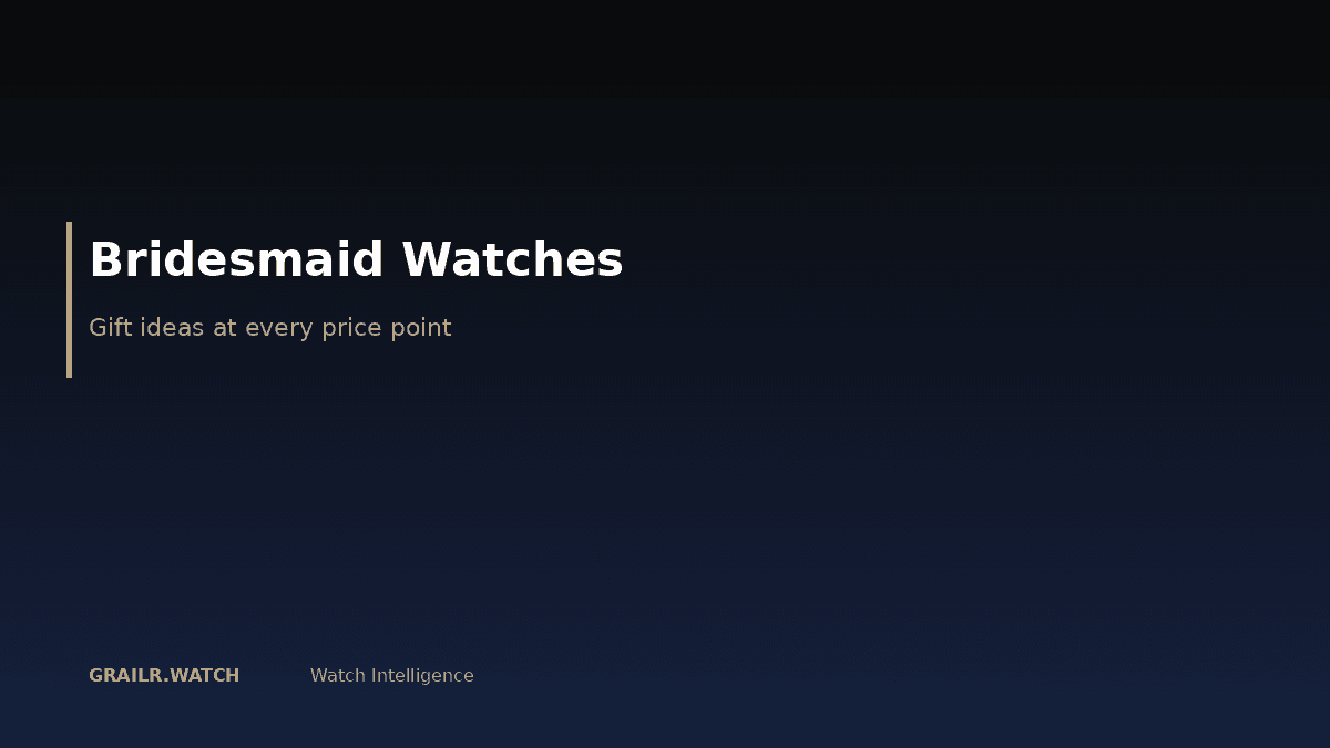Best bridesmaid watches gift guide 2026