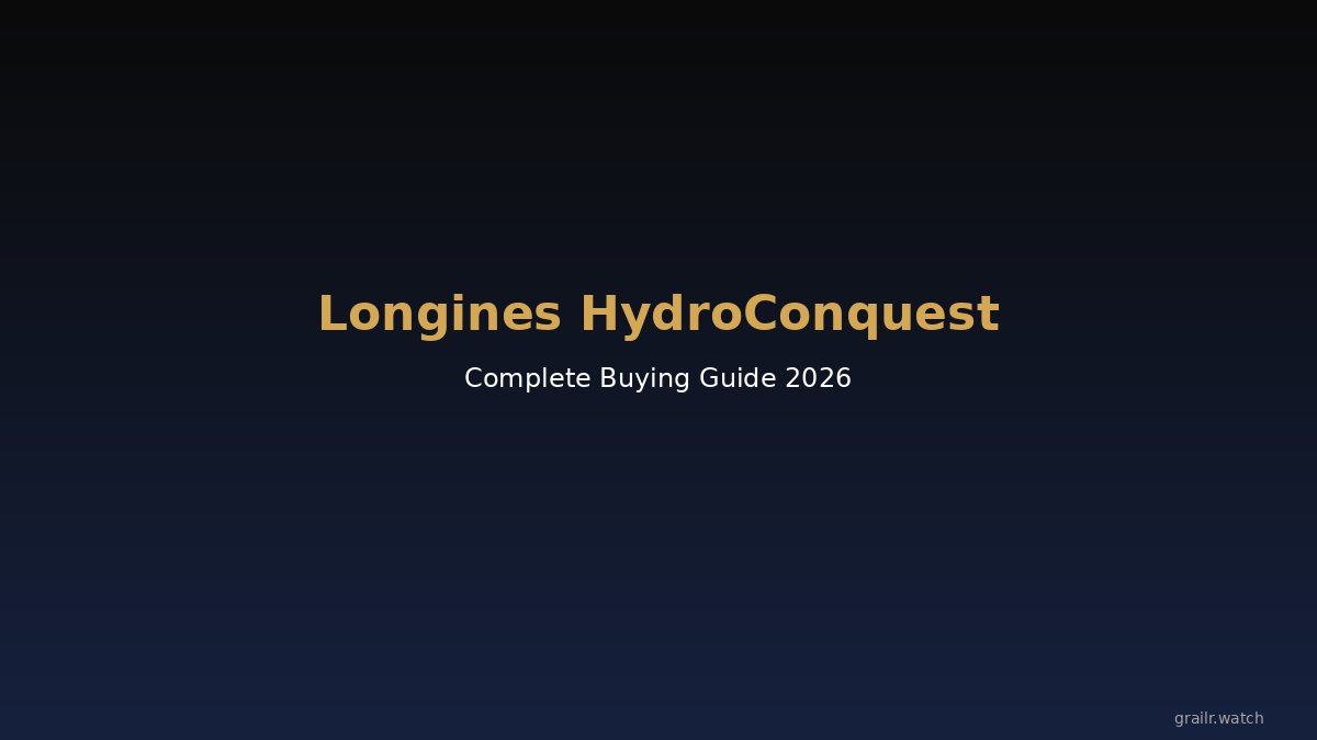 Longines HydroConquest collection 2026