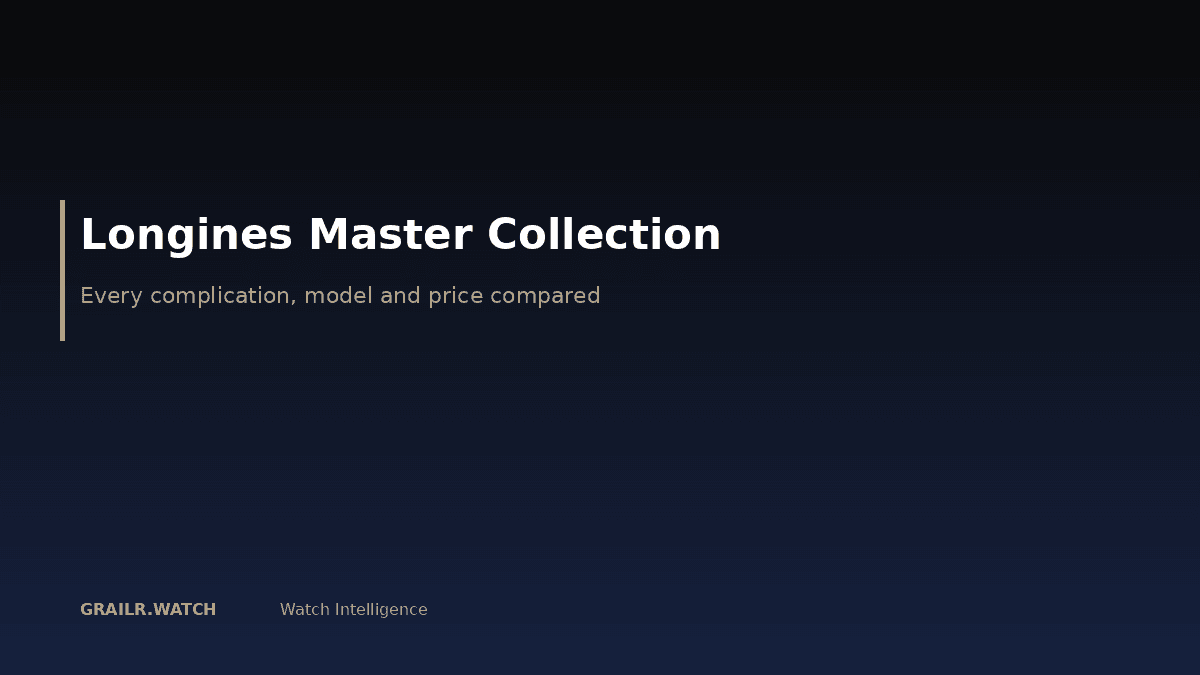 Longines Master Collection dress watch lineup