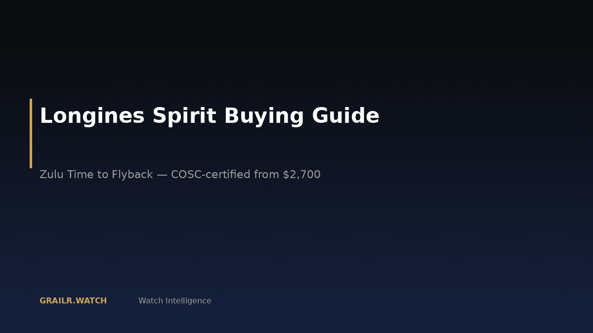 Longines Spirit collection overview