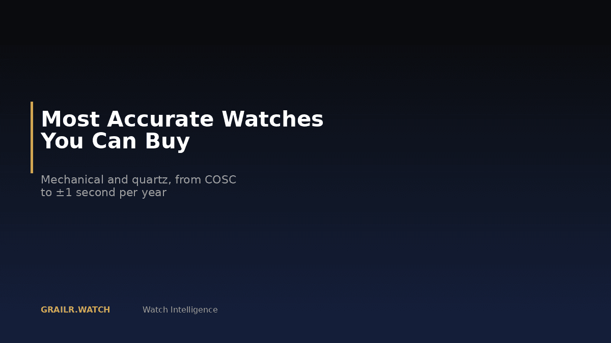 The most accurate mechanical and quartz watches compared