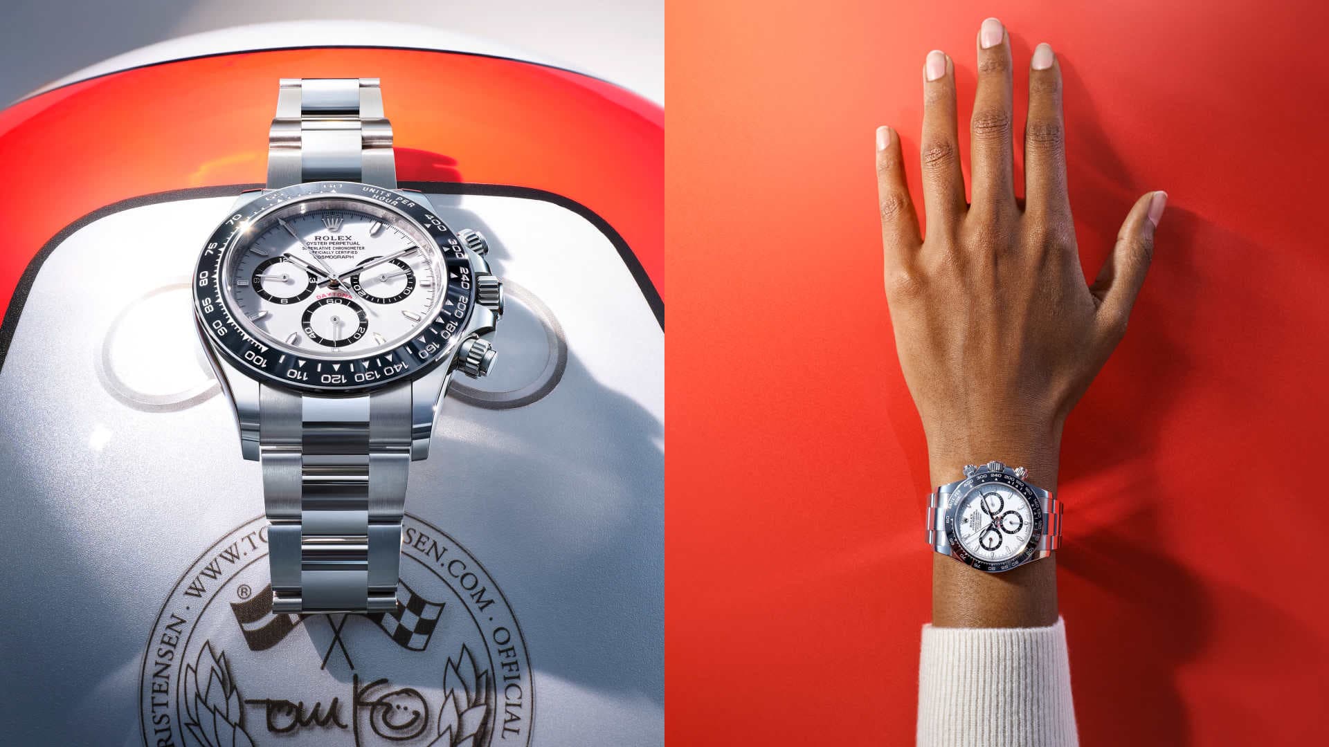 Rolex Daytona steel panda dial