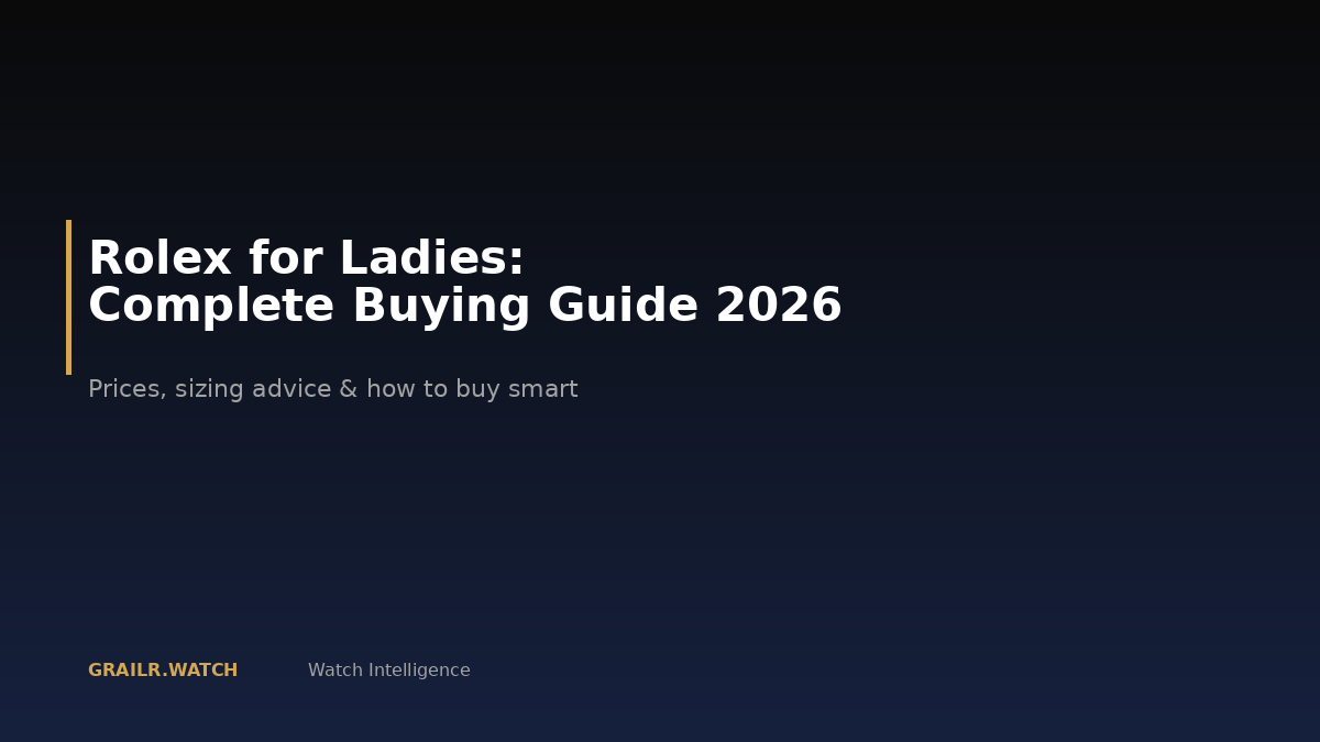 Rolex for ladies buying guide 2026 — every model and price compared