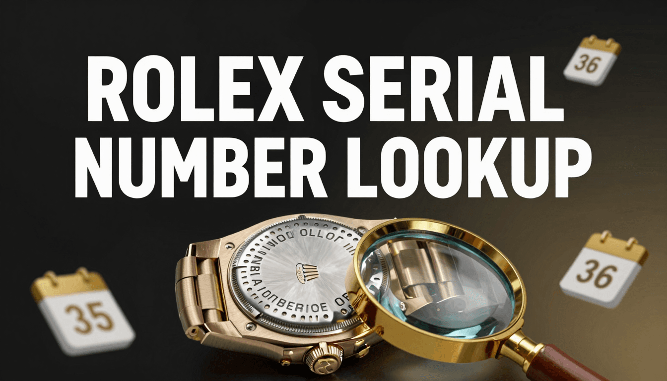 Rolex serial number lookup — how to find and decode your Rolex production year