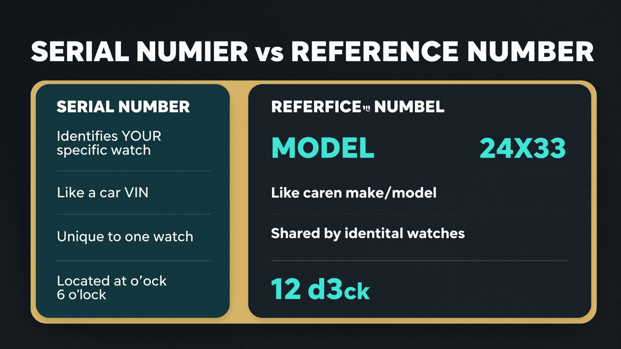 Rolex serial number vs reference number — what each tells you