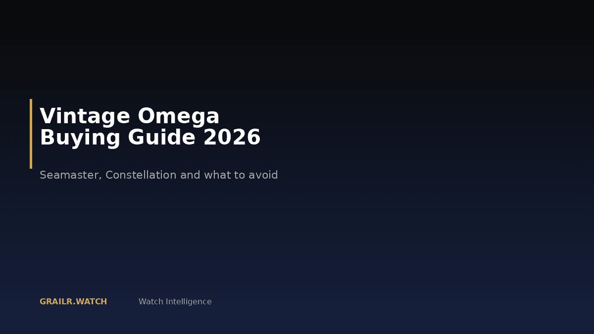 Vintage Omega wrist watch collection including Seamaster and Constellation models