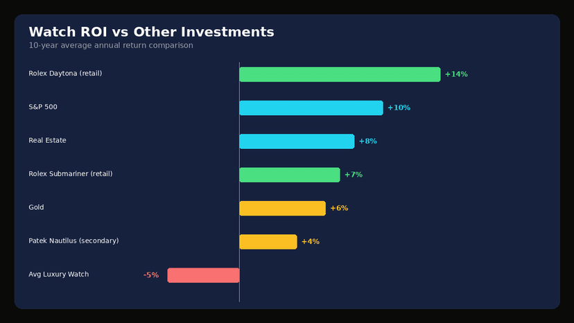 12 Watches That Appreciate in Value: Real ROI Data for 2026 | Grailr