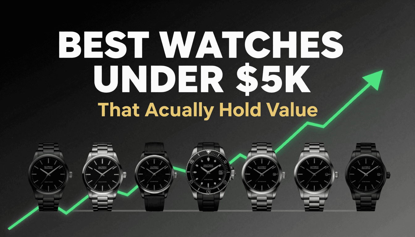 Best watches under $5,000 that hold their value — 7 data-backed picks for 2026