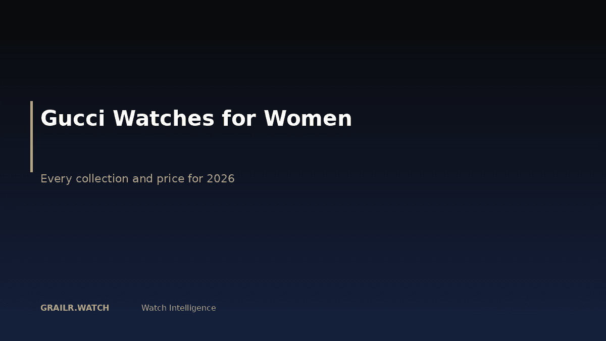 Gucci watches for women 2026 collection guide