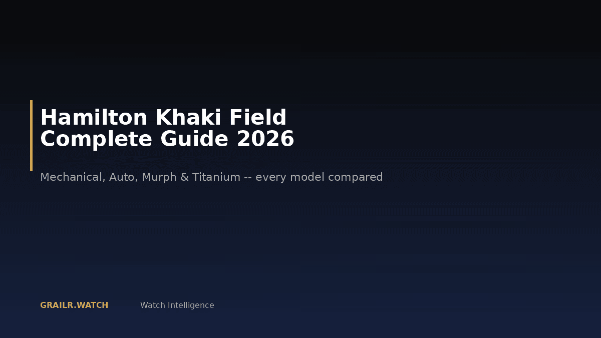 Hamilton Khaki Field watch collection 2026 guide