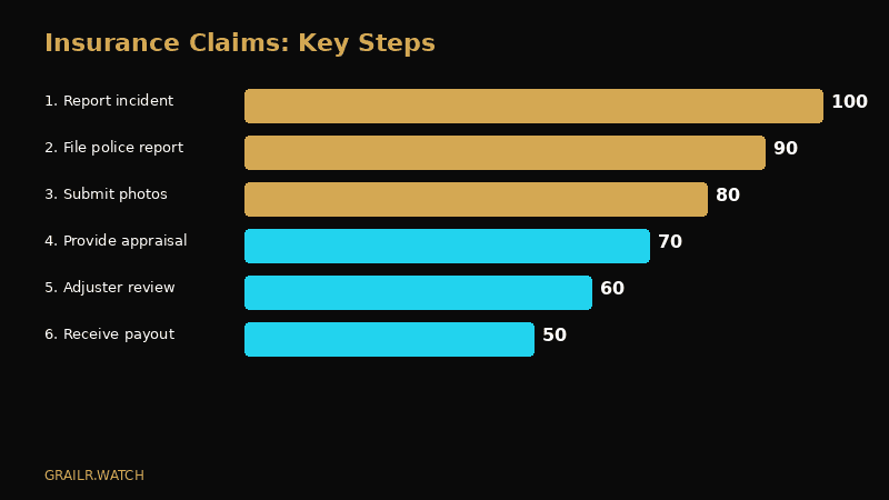 Step-by-step watch insurance claims process