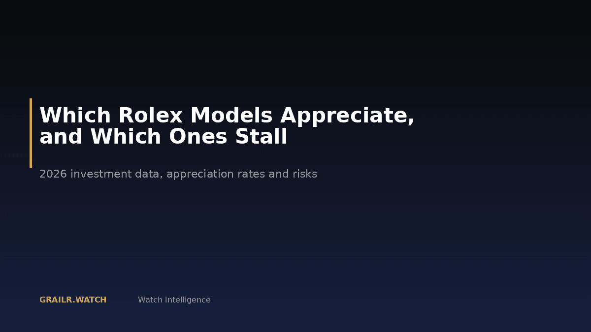 Rolex investment analysis showing market trends