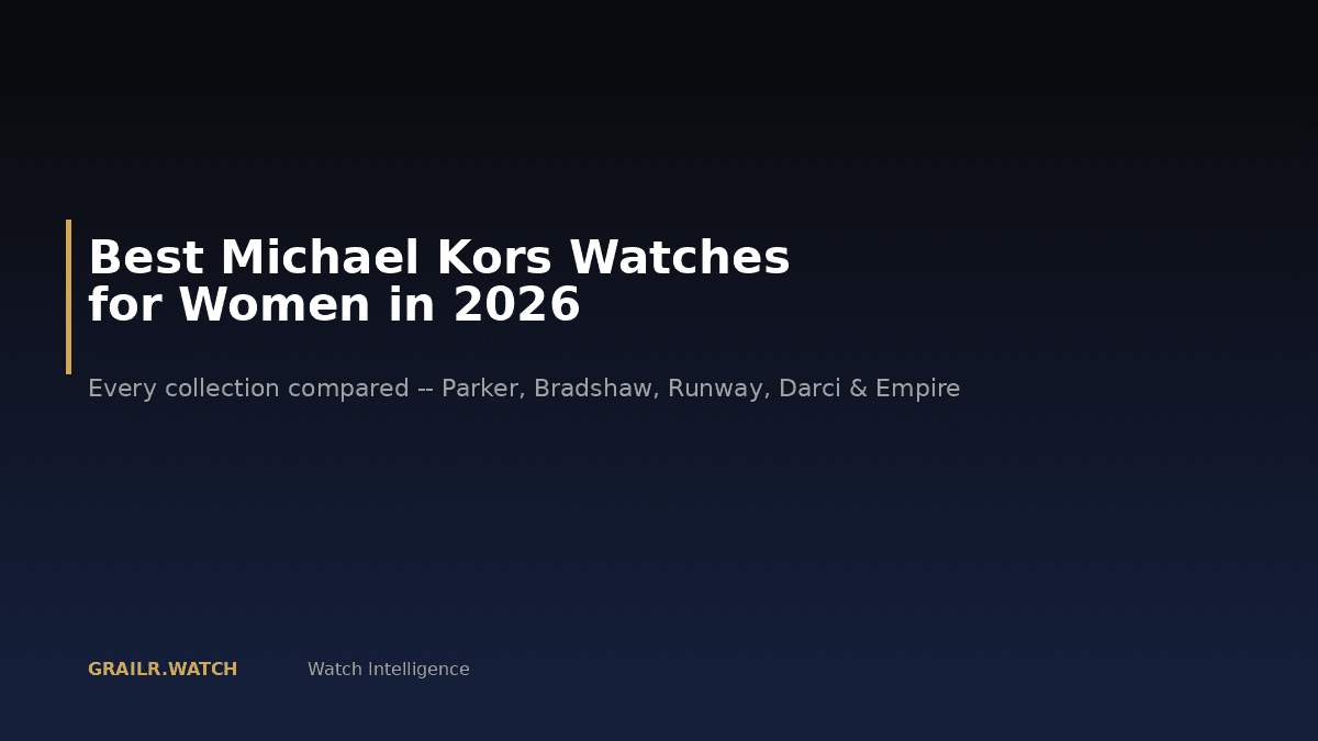 Best Michael Kors watches for women in 2026 — Parker, Bradshaw, Runway, Darci collections