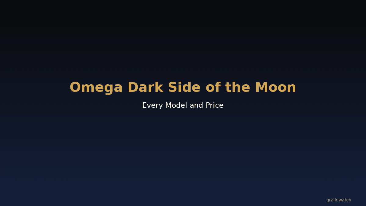 Omega Speedmaster Dark Side of the Moon collection overview