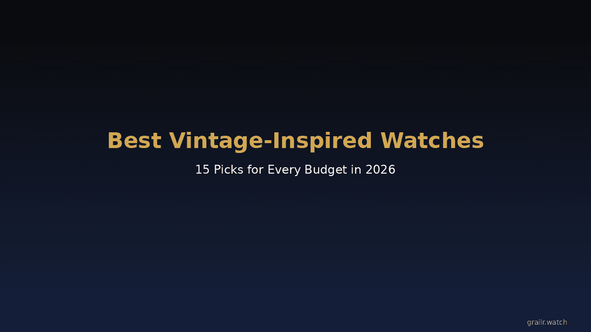 Best vintage-inspired watches 2026 — dive, field and dress picks