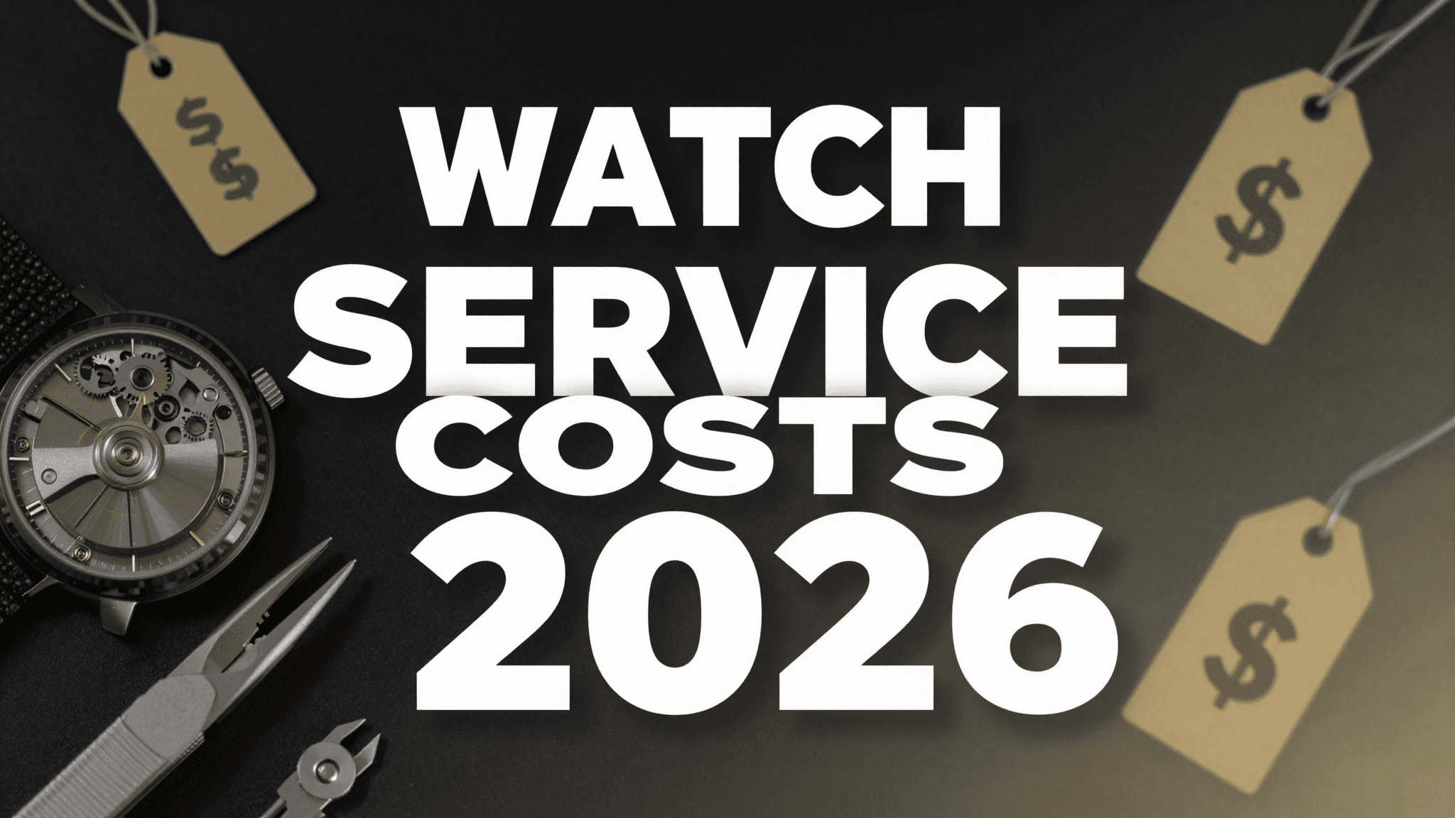 How much does it cost to service a Rolex, Omega, or Tudor — 2026 pricing guide